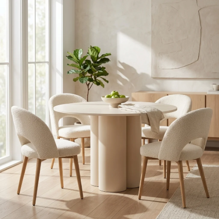 Picture of Round Dining Table Anh MDF, 110cm