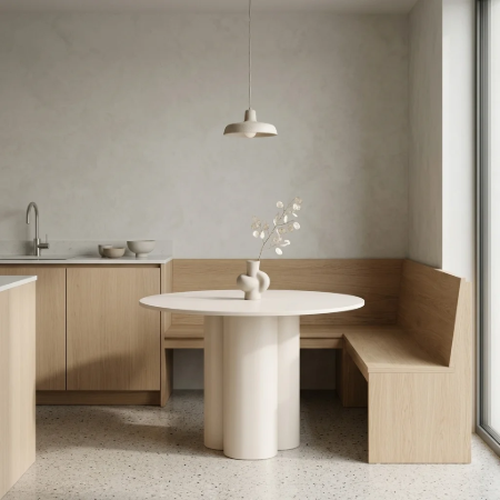 Picture of Round Dining Table Anh MDF, 110cm