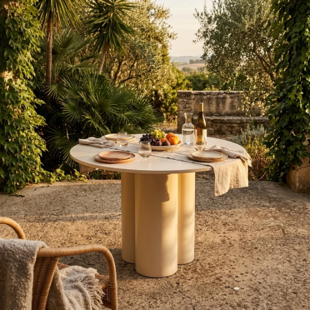 Picture of Round Dining Table Anh MDF, 110cm