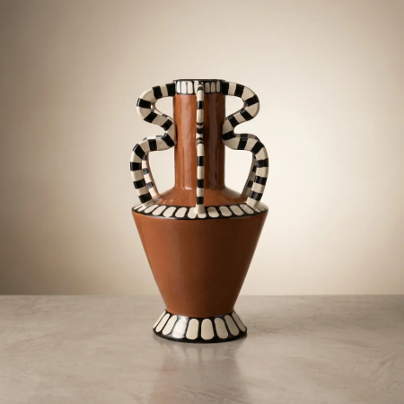 Picture of Vase Dusa 1 40cm high, color Brown