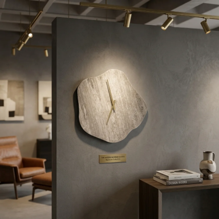 Picture of Artem Marble Clock, 50 x 50cm