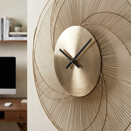 Picture of Denver Clock 86cm, color Gold
