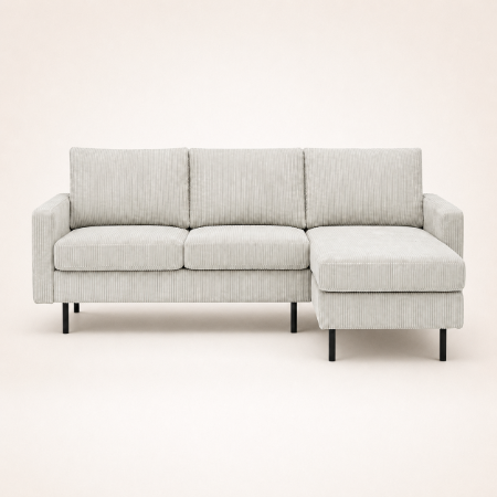 Picture of 3-seater Lounge Sofa Anne Left/Right, Rib