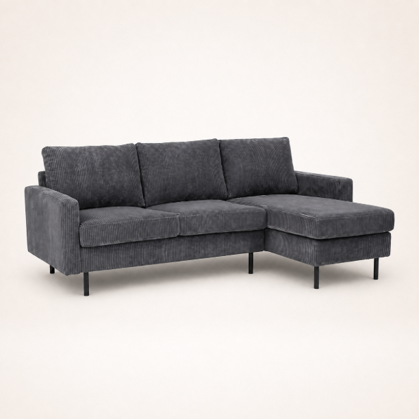 Picture of 3-seater Lounge Sofa Anne Left/Right, Rib