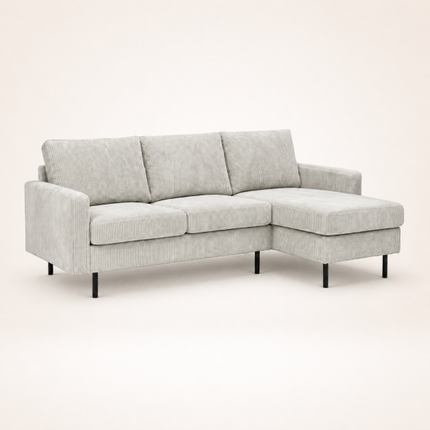 Picture of 3-seater Lounge Sofa Anne Left/Right, Rib