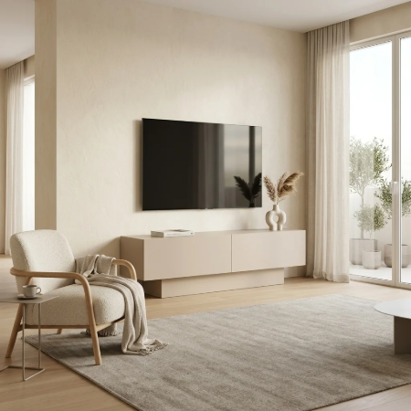 Picture of William TV cabinet with 2 flaps