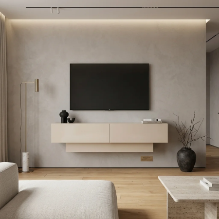 Picture of William TV cabinet with 2 flaps