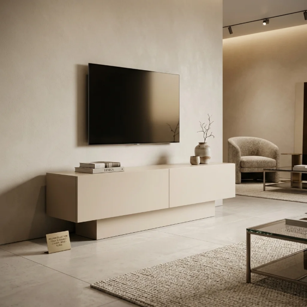 Picture of William TV cabinet with 2 flaps