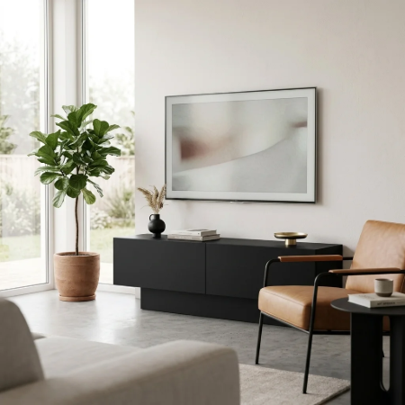 Picture of William TV cabinet with 2 flaps