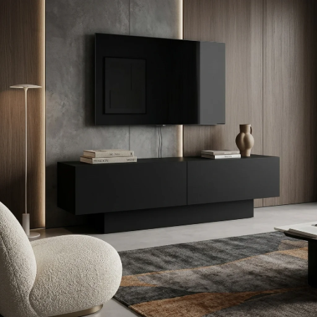 Picture of William TV cabinet with 2 flaps