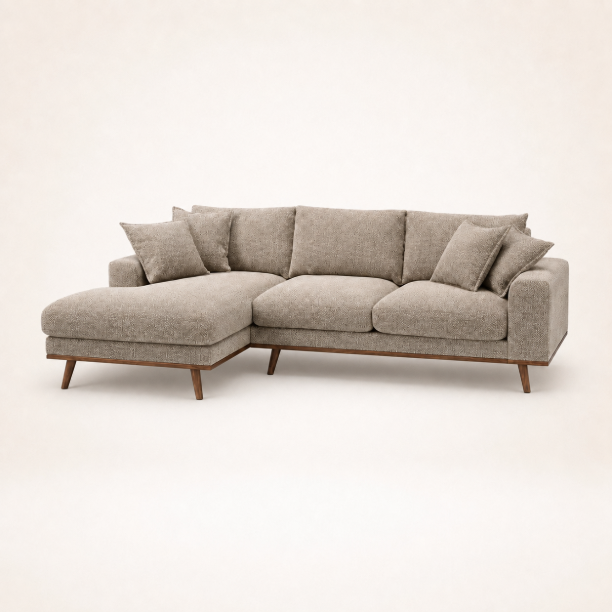 Picture of 3-seater Lounge Sofa Kedra 283cm, Silencio fabric