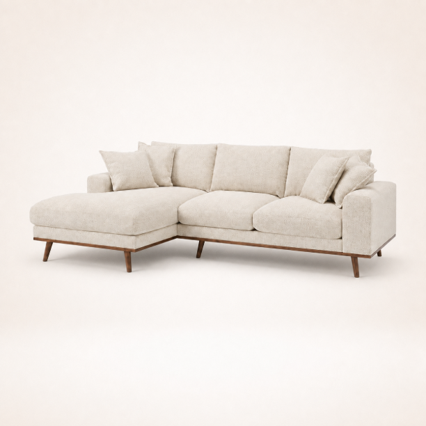 Picture of 3-seater Lounge Sofa Kedra 283cm, Silencio fabric