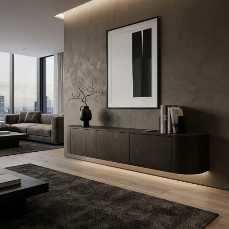 Picture of Floating TV unit Novero Oak