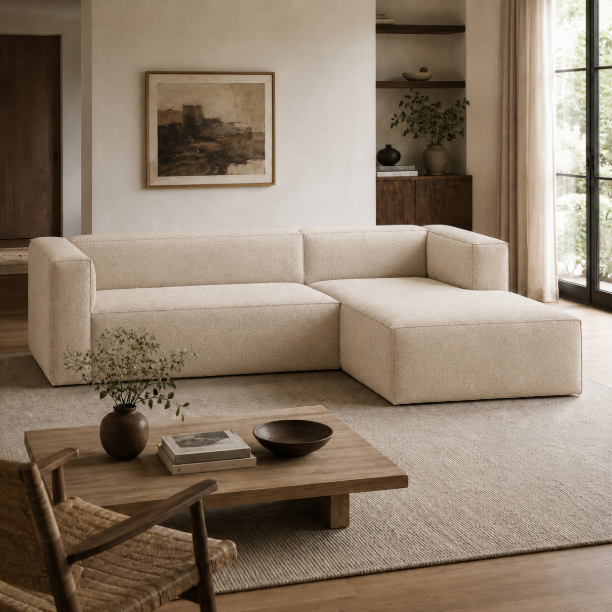 Picture of Lounge sofa Bean 305cm, Chenille