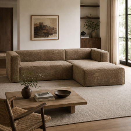 Picture of Lounge sofa Bean 305cm, Chenille