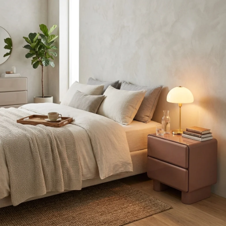 Picture of Lustra Nightstand with 2 drawers