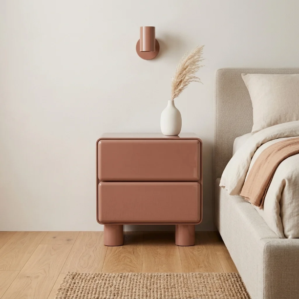 Picture of Lustra Nightstand with 2 drawers