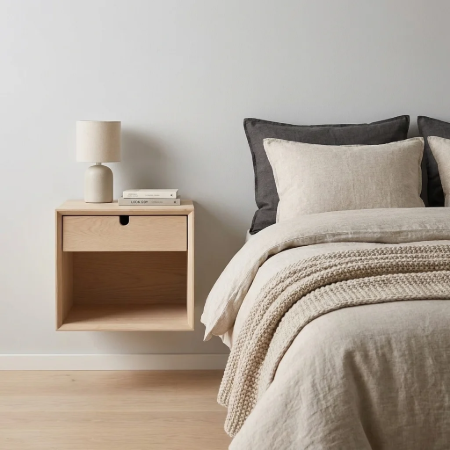 Picture of Floating Nightstand Mimi with 1 drawer
