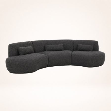 Picture of Organic 6-seater Sofa Batavier 320cm, Woven melange fabric