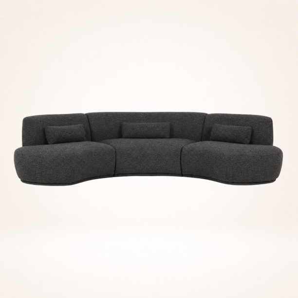 Picture of Organic 6-seater Sofa Batavier 320cm, Woven melange fabric