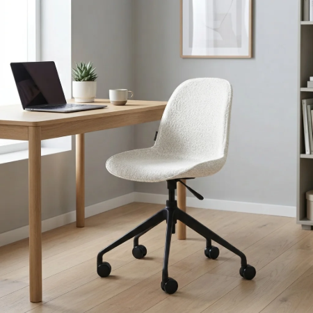 Picture of Einara Chenille office chair, color Beige