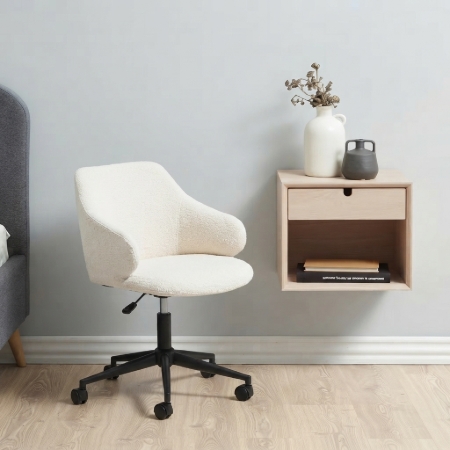 Picture of Einara Chenille office chair, color Beige