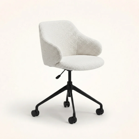 Picture of Einara Chenille office chair, color Beige