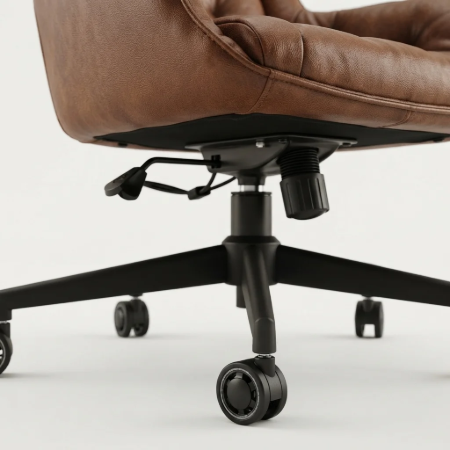 Picture of Joellyn office chair PU leather, color Brown