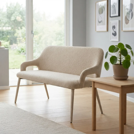 Picture of Dining room sofa Fika Bouclé