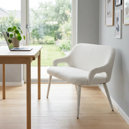 Picture of Dining room sofa Fika Bouclé