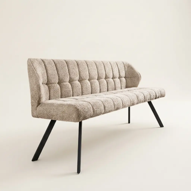 Picture of Dining room sofa Thandie Bouclé, 180cm