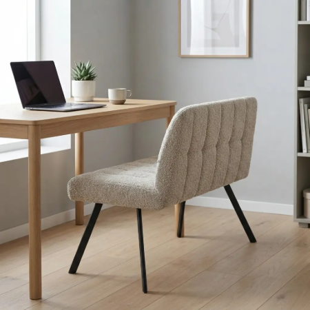 Picture of Dining room sofa Thandie Bouclé, 180cm