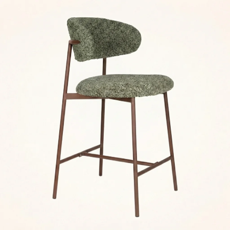 Picture of Arlena Bar Stool Woven fabric, color Green