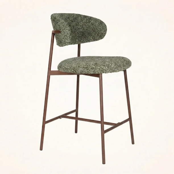Picture of Arlena Bar Stool Woven fabric, color Green