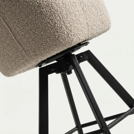 Picture of Swivel Bar Stool Thandie Bouclé
