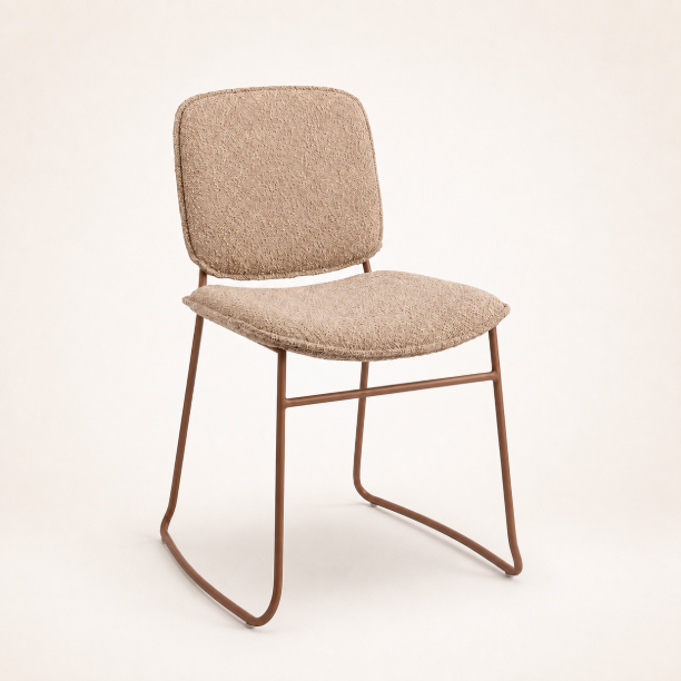 Picture of Makio Bouclé Dining Chair