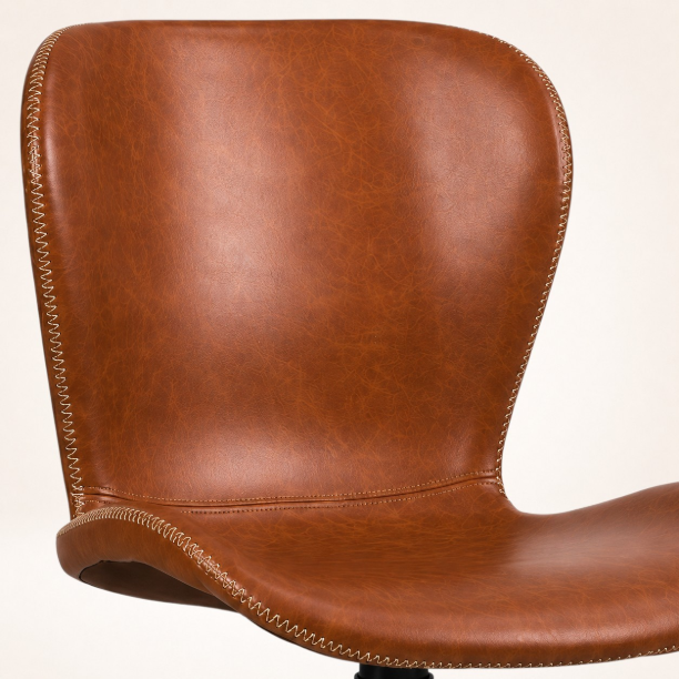 Picture of Swivel Dining Chair Olle PU, color Brown