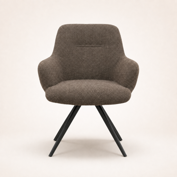 Picture of Swivel Dining Chair Aimée Bouclé