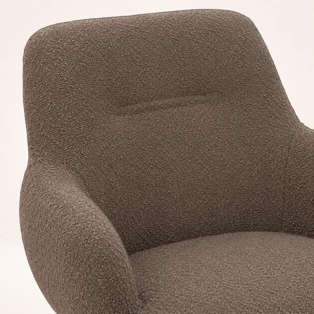 Picture of Swivel Dining Chair Aimée Bouclé