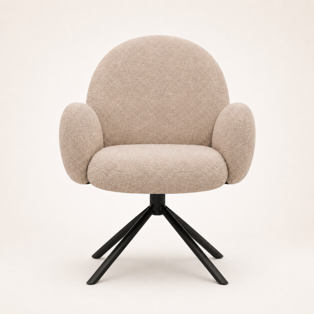 Picture of Swivel Dining Chair Imola Bouclé