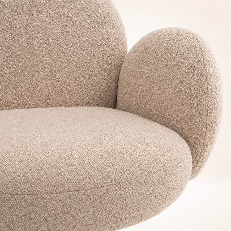 Picture of Swivel Dining Chair Imola Bouclé