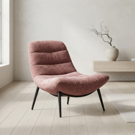 Picture of Armchair Otis Chenille, color Rosewood