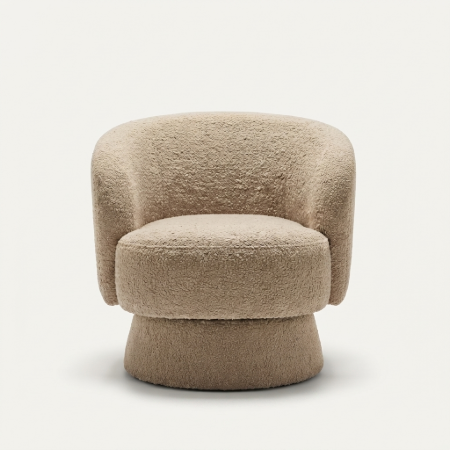 Picture of Balou Bouclé Swivel Armchair