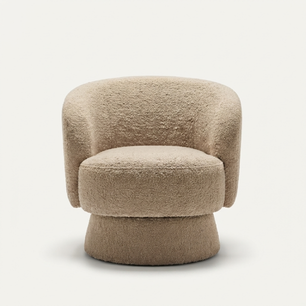 Picture of Balou Bouclé Swivel Armchair