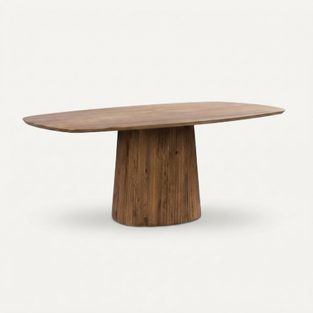 Picture of Danish Oval Dining Table Kassondra Mango Wood