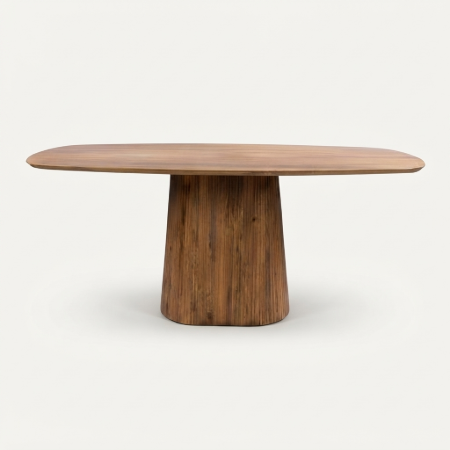 Picture of Danish Oval Dining Table Kassondra Mango Wood