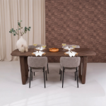 Picture of Danish Oval Dining Table Cortez Mango Wood