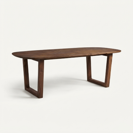 Picture of Danish Oval Dining Table Cortez Mango Wood