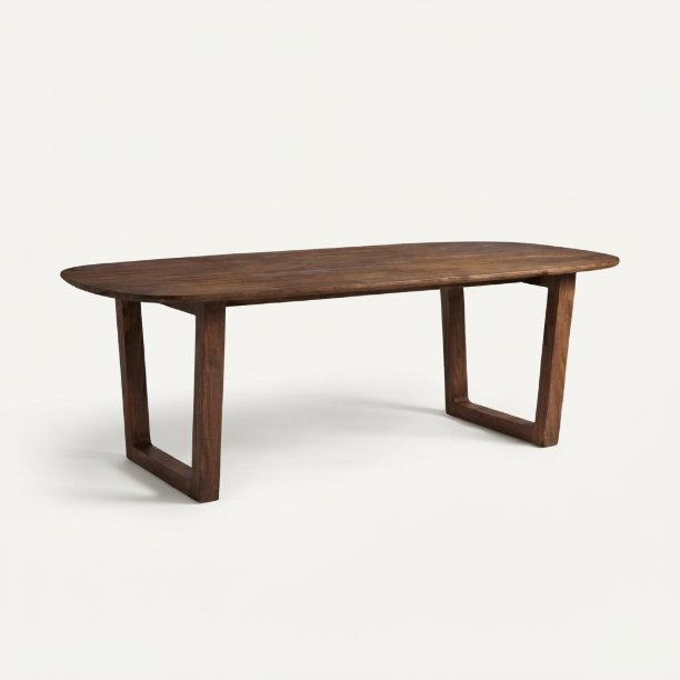 Picture of Danish Oval Dining Table Cortez Mango Wood