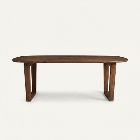 Picture of Danish Oval Dining Table Cortez Mango Wood